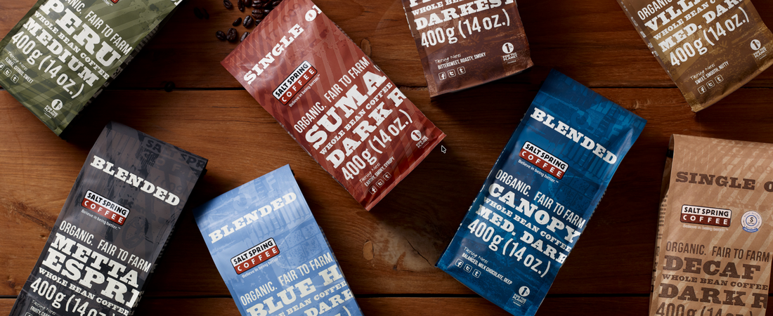 Salt Spring Coffee—Brand Strategy, Field Sales, and a 780 Case Display